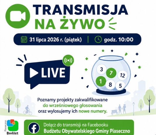 transmisja na żywo z losowania