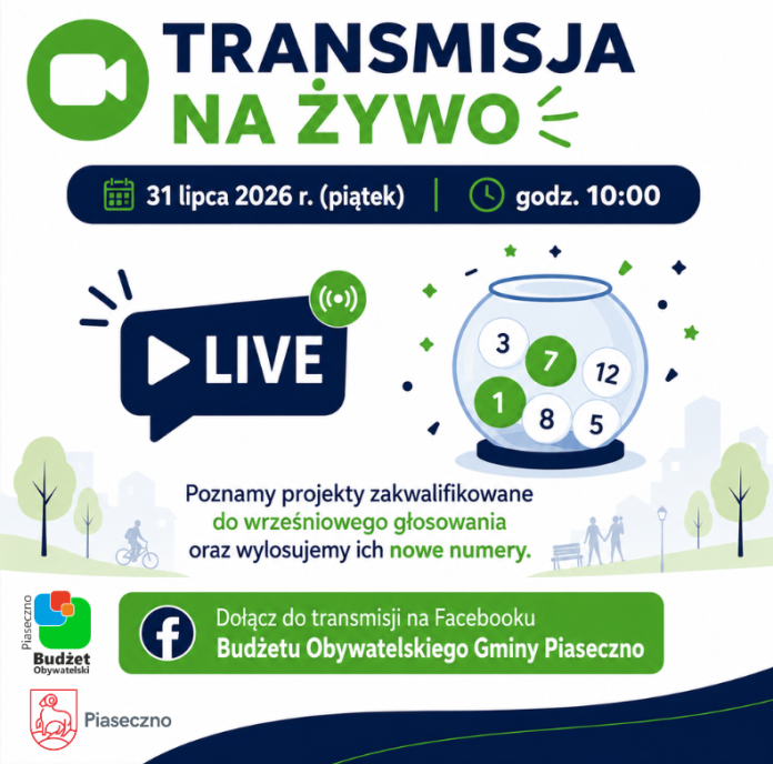 transmisja na żywo z losowania