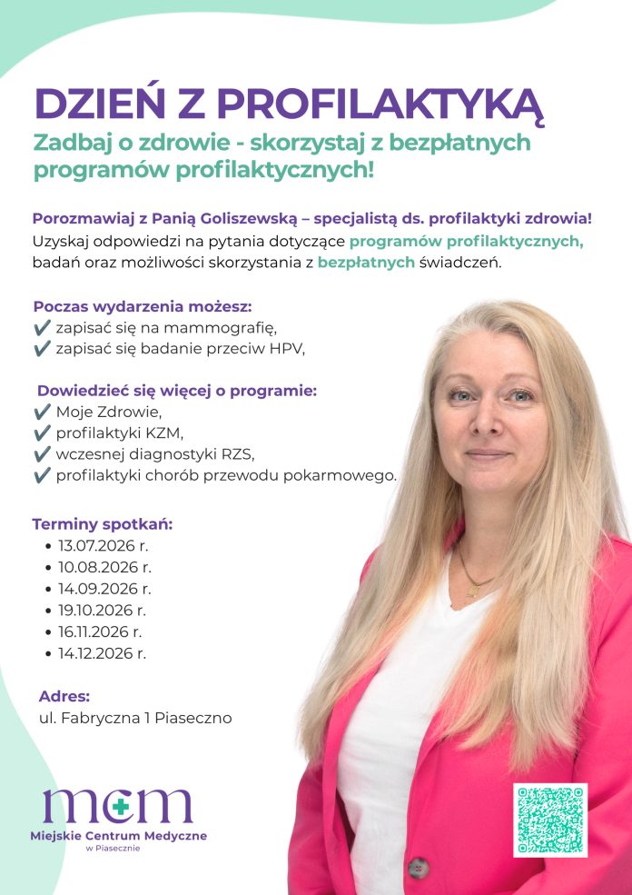 Dzień z Profilaktyką spotkania z pacjentami i zapisy na bezpłatne badania profilaktyczne