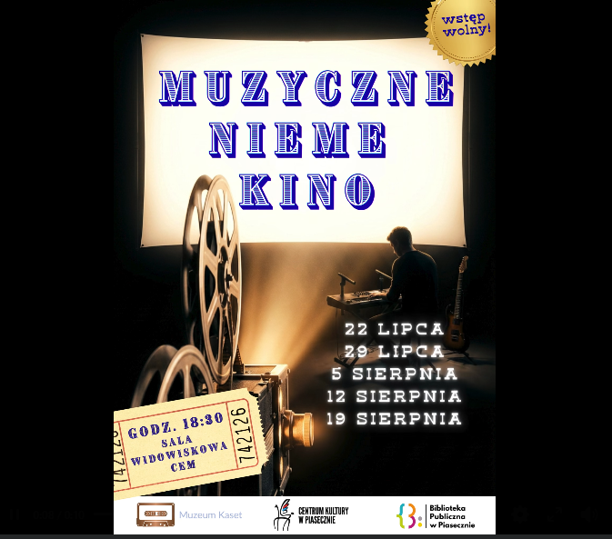 Muzyczne Nieme Kino w Piasecznie 2026 Muzyczne Nieme Kino w Piasecznie 2026