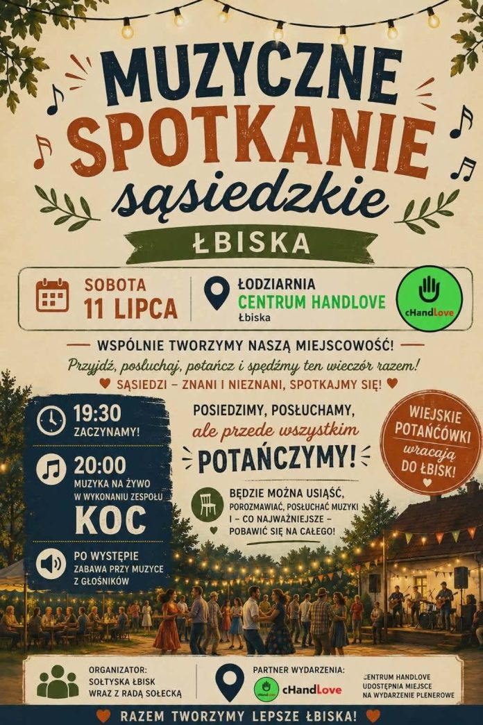 Muzyczne Spotkanie Sąsiedzkie w Łbiskach 2026