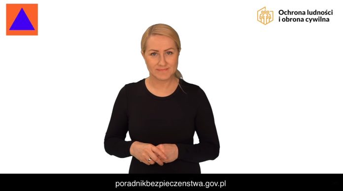 Poradnik bezpieczeństwa dostępny także w języku migowym Poradnik bezpieczeństwa dostępny także w języku migowym
