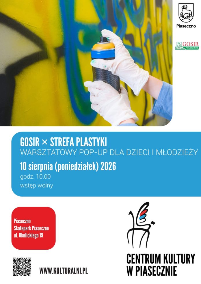 Warsztatowy Pop-up dla dzieci i młodzieży GOSiR Strefa Plastyki Warsztatowy Pop-up dla dzieci i młodzieży GOSiR Strefa Plastyki