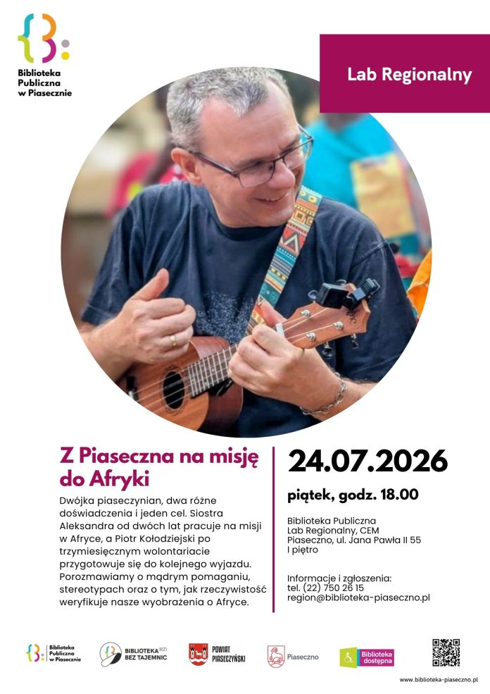Z Piaseczna na misję do Afryki Z Piaseczna na misję do Afryki