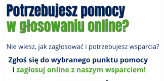 Plakat. Pomoc w głosowaniu na projekty w Budżecie Obywatelskim 2027