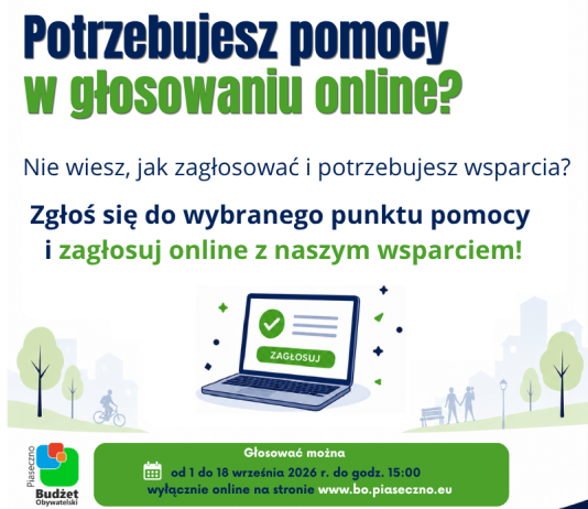 Plakat. Pomoc w głosowaniu na projekty w Budżecie Obywatelskim 2027