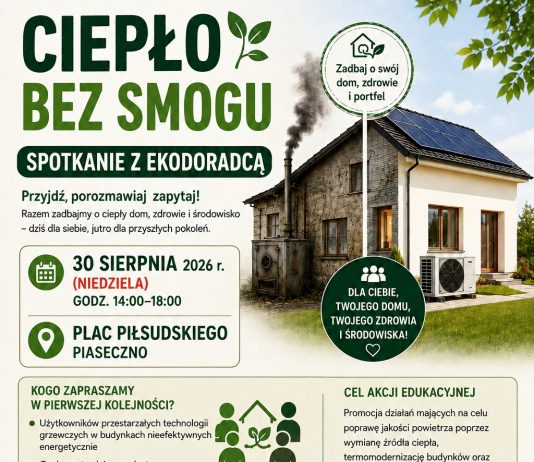 Plakat ekodoradca na pikniku
