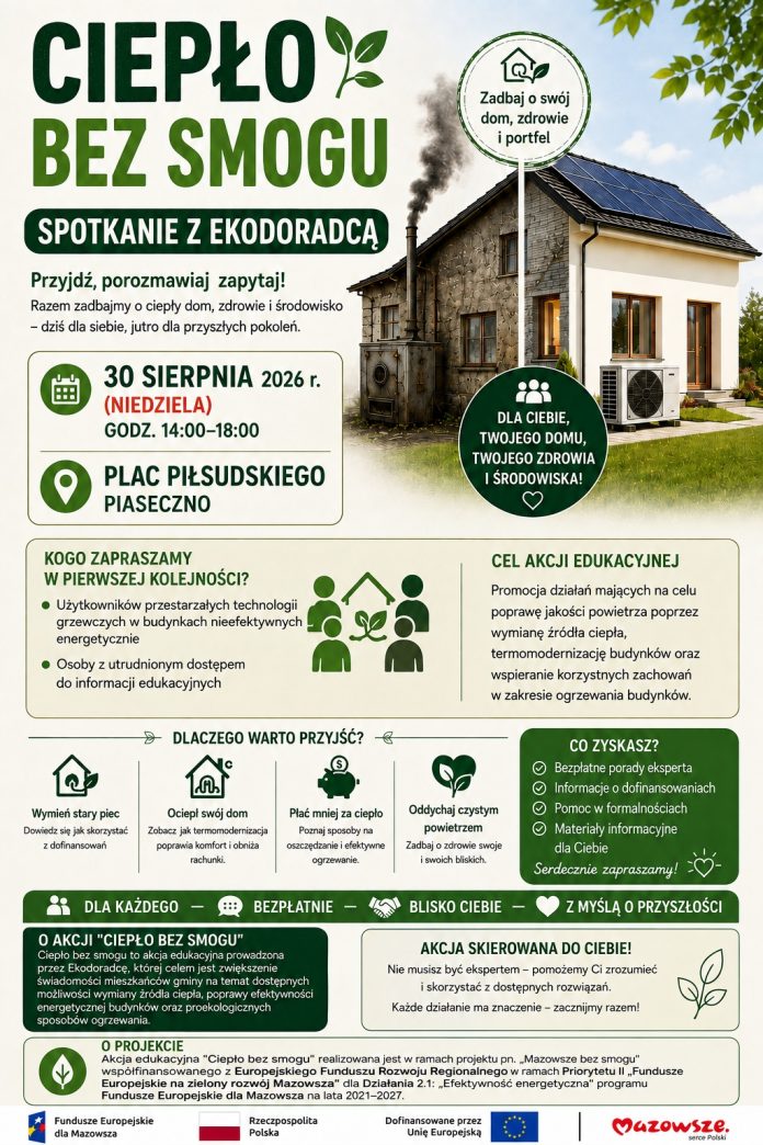 Plakat ekodoradca na pikniku Plakat ekodoradca na pikniku