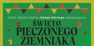 Plakat promujący piknik sołecki Święto Pieczonego Ziemniaka