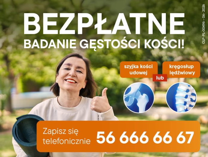 Bezpłatne badania osteoporozy w Bobrowcu Bezpłatne badania osteoporozy w Bobrowcu