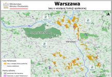 Geoankieta dotycząca lasów społecznych wokół Warszawy
