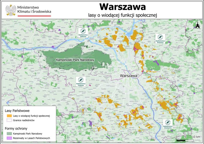 Geoankieta dotycząca lasów społecznych wokół Warszawy Geoankieta dotycząca lasów społecznych wokół Warszawy