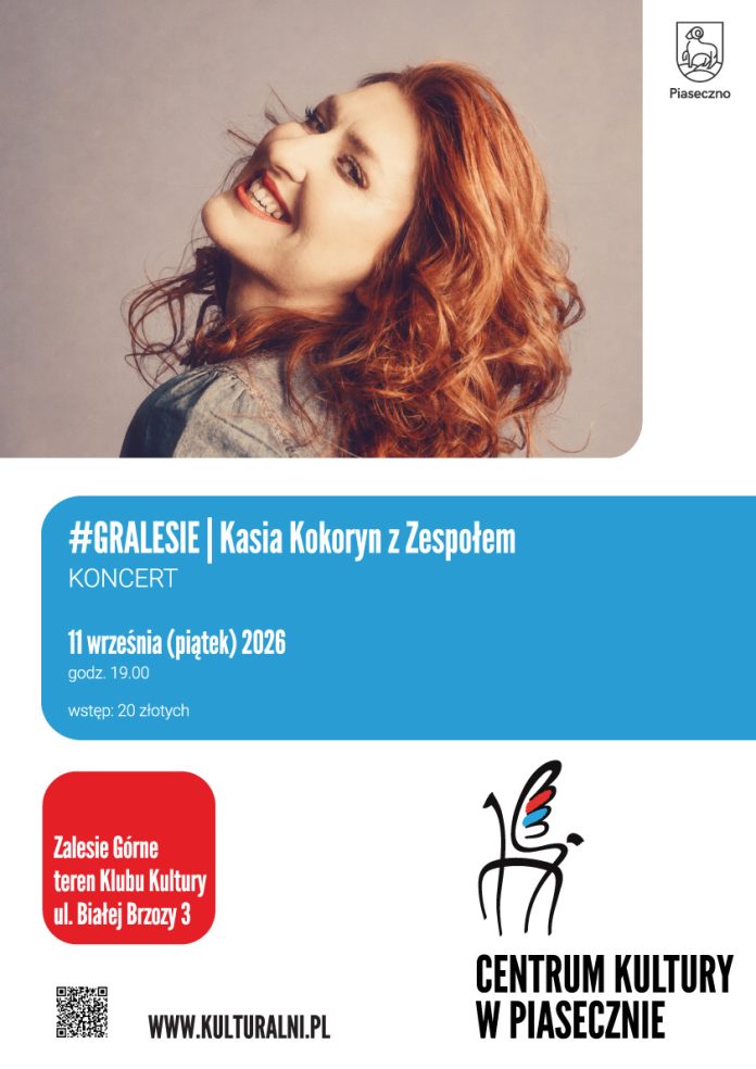 Kasia Kokoryn z zespołem w Zalesiu Górnym Kasia Kokoryn z zespołem w Zalesiu Górnym