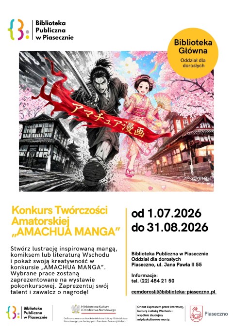 Konkurs Twórczości Amatorskiej AMACHUA MANGA Konkurs Twórczości Amatorskiej AMACHUA MANGA