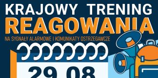 Krajowy Trening Reagowania na sygnały alarmowe i komunikaty ostrzegawcze na terenie gminy Piaseczno