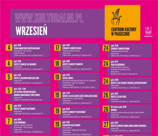 Kulturalny wrzesień 2026