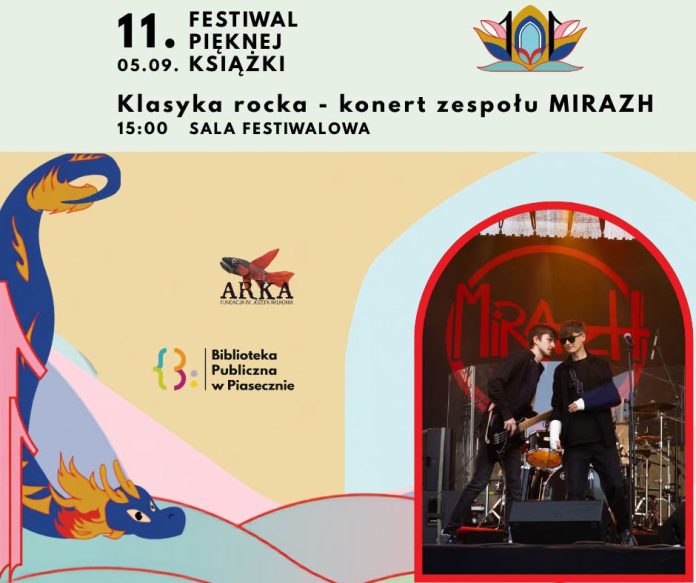 MIRAZH rockowe brzmienia na Festiwalu Pięknej Książki w Piasecznie