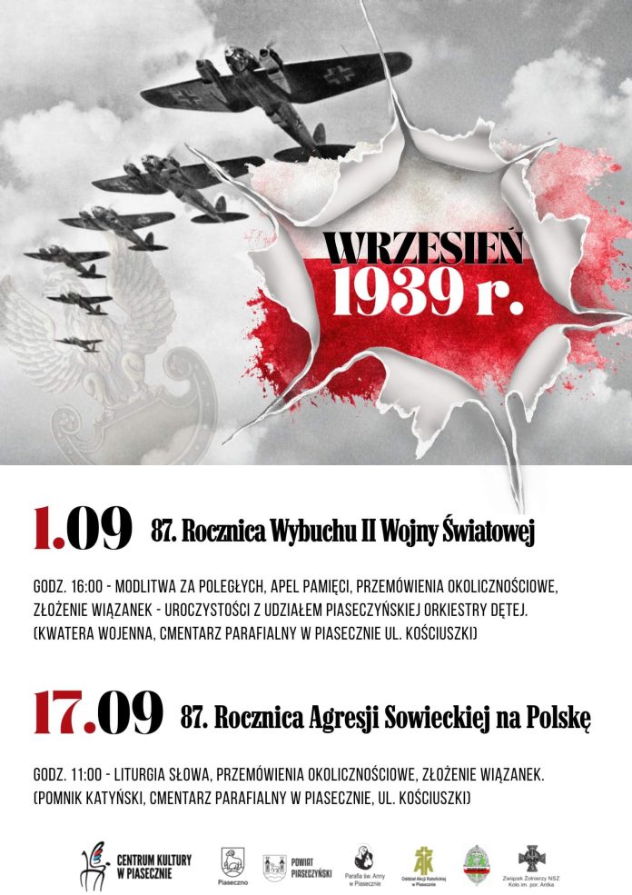 Patriotyczny wrzesień! Uroczystości upamiętniające wydarzenia 1939 roku Patriotyczny wrzesień! Uroczystości upamiętniające wydarzenia 1939 roku