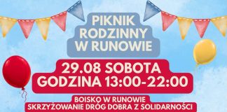 Piknik Rodzinny na zakończenie wakacji w Runowie