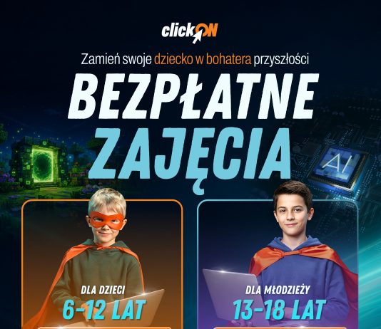plakat clickON - Piaseczno