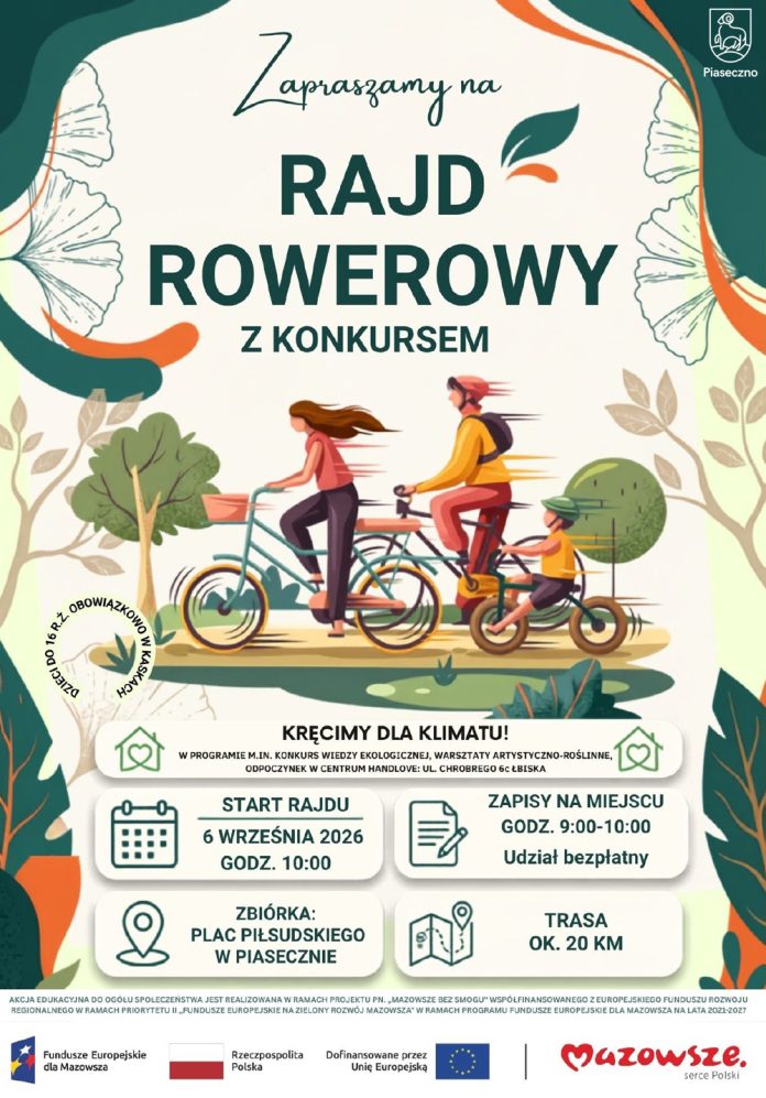 Rajd Rowerowy w Piasecznie Rajd Rowerowy w Piasecznie
