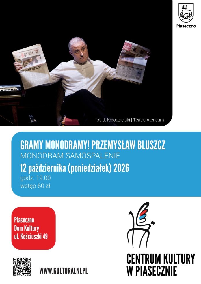 Samospalenie monodram Przemysława Bluszcz