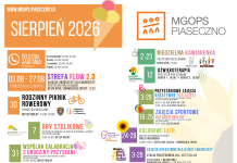 Sierpień 2026 z MGOPS Piaseczno Sierpień 2026 z MGOPS Piaseczno