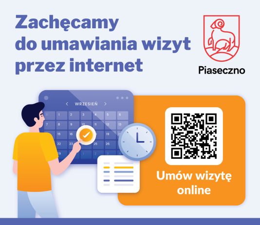 Umów wizytę w Urzędzie Miasta i Gminy Piaseczno przez Internet