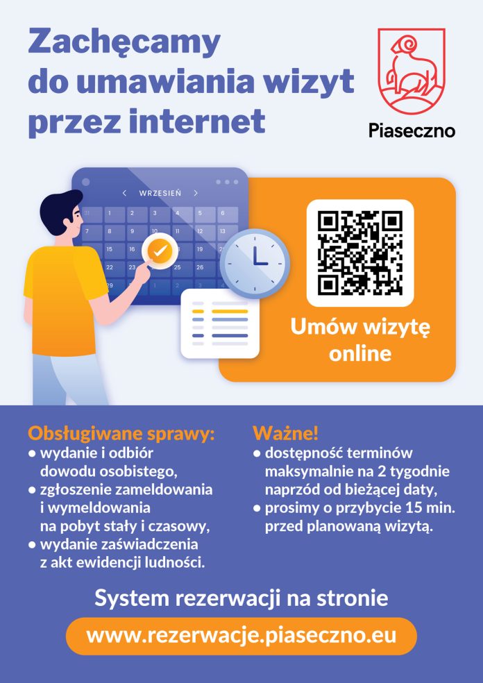 Umów wizytę w Urzędzie Miasta i Gminy Piaseczno przez Internet Umów wizytę w Urzędzie Miasta i Gminy Piaseczno przez Internet