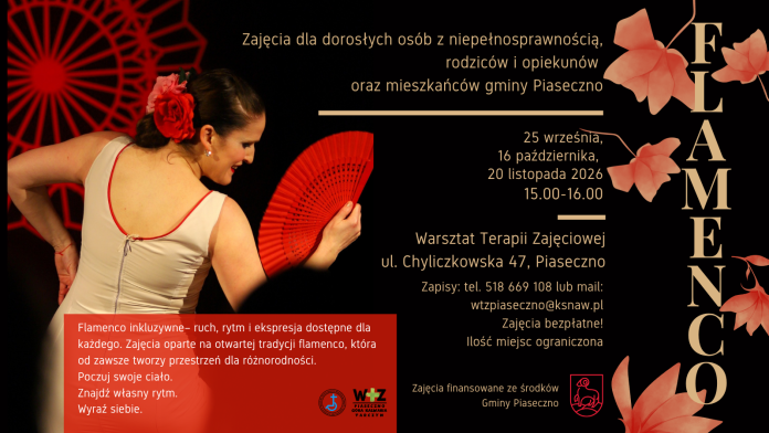 Flamenco jesien 2026 (2) plakat z tancerką