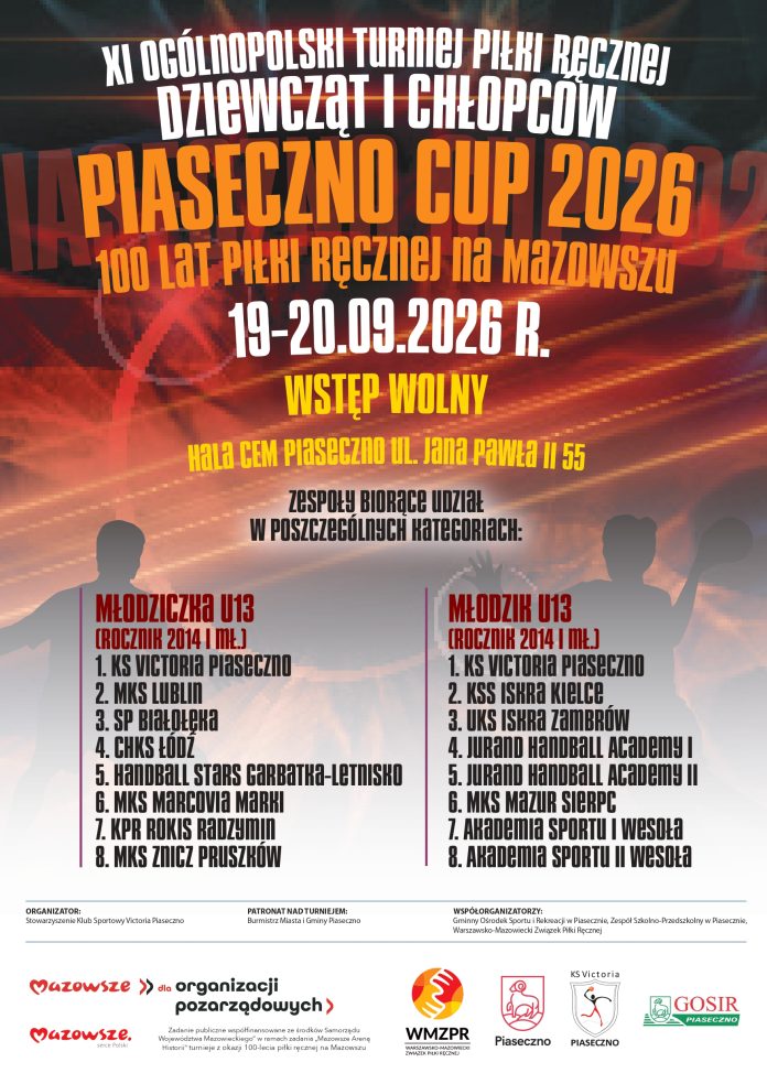 plakat promujący zawody