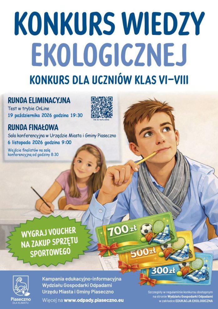 Sprawdź swoją wiedzę i zostań finalistą Konkursu Wiedzy Ekologicznej! Sprawdź swoją wiedzę i zostań finalistą Konkursu Wiedzy Ekologicznej!