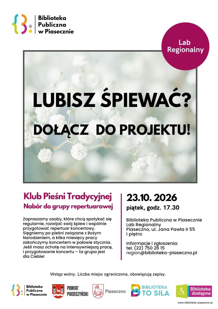 Klub Pieśni Tradycyjnej zaprasza do projektu