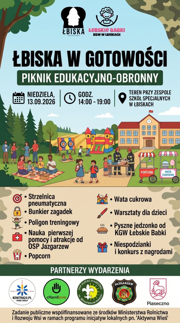 Łbiska w gotowości! Piknik edukacyjno-obronny w Łbiskach