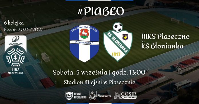 Mecz piłki nożnej MKS Piaseczno vs KS Błonianka Mecz piłki nożnej MKS Piaseczno vs KS Błonianka