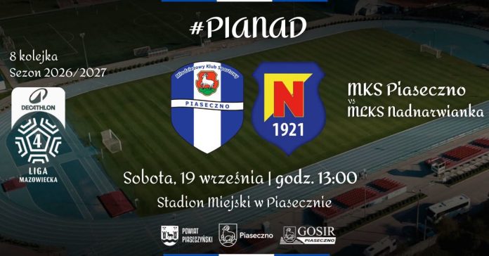 Mecz piłki nożnej MKS Piaseczno vs MLKS Nadnarwianka Mecz piłki nożnej MKS Piaseczno vs MLKS Nadnarwianka