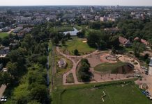 Nowa część parku już gotowa! park z drona