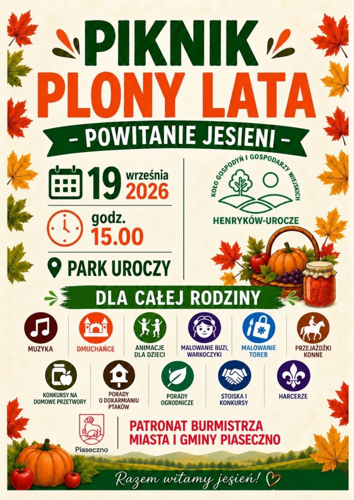 Piknik plony lata powitanie jesieni w miejscowości Henryków-Urocze Piknik plony lata powitanie jesieni w miejscowości Henryków-Urocze