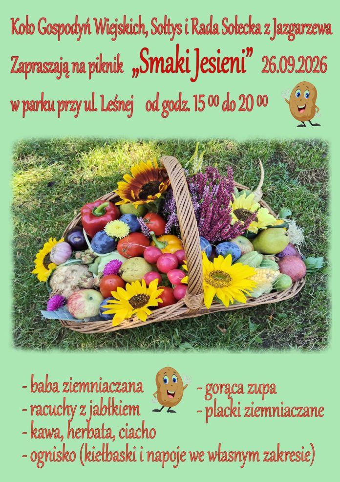 Piknik Smaki Jesieni w Jazgarzewie Piknik Smaki Jesieni w Jazgarzewie