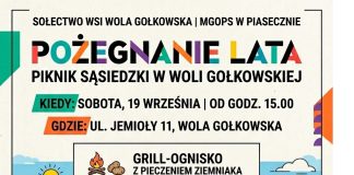 Piknik Pożegnanie lata w Woli Gołkowskiej 19 września 2026