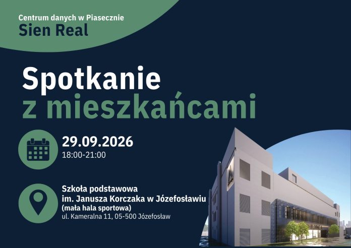 spotkanie z mieszkańcami sien real grafika - zaproszenie na sporkanie