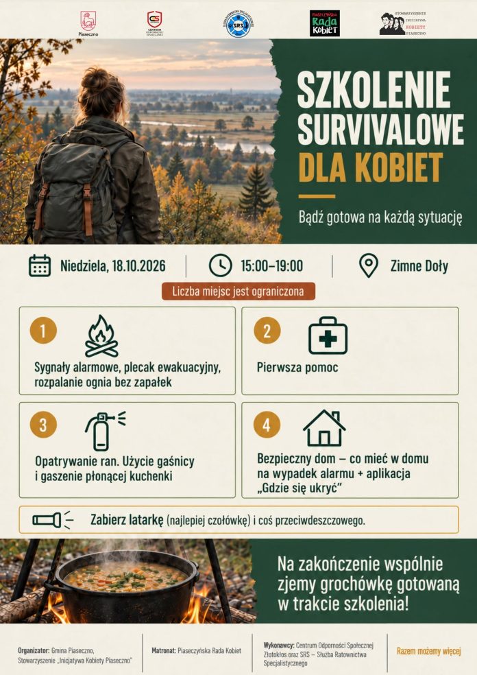 Szkolenie survivalowe dla kobiet w Zimnych Dołach