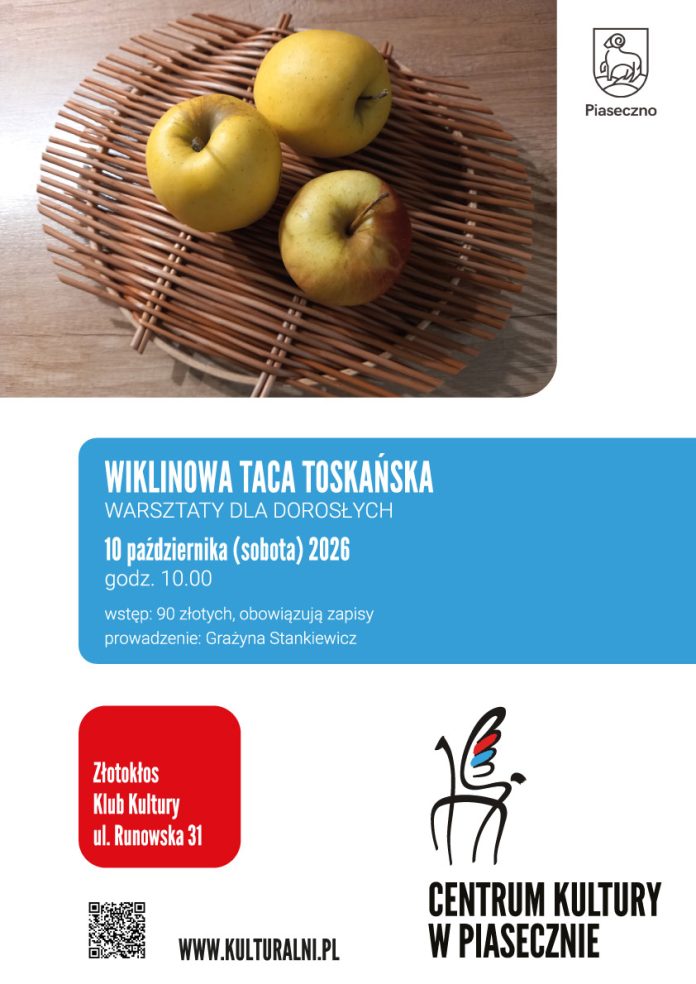Wiklinowa taca toskańska
