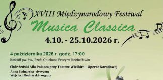 XVIII Międzynarodowy Festiwal Musica Classica 2026 w Józefosławiu, Piasecznie i Głoskowie