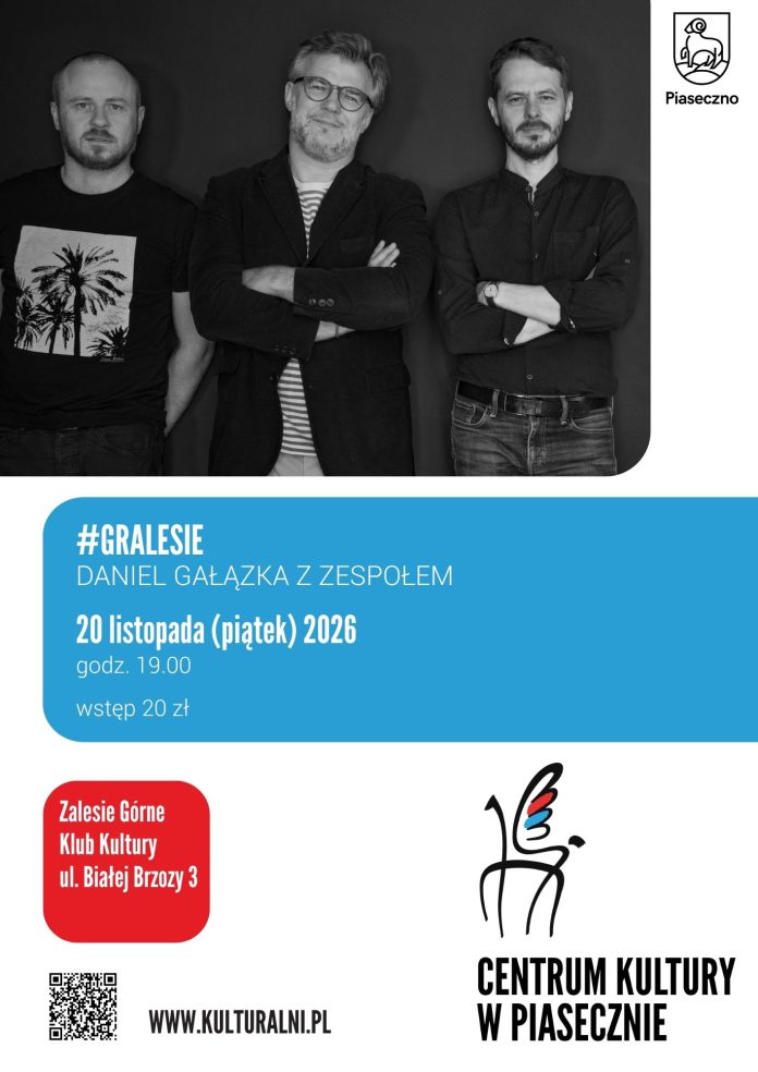 Daniel Gałązka z zespołem na #GRALESIE w Zalesiu Górnym Daniel Gałązka z zespołem na #GRALESIE w Zalesiu Górnym