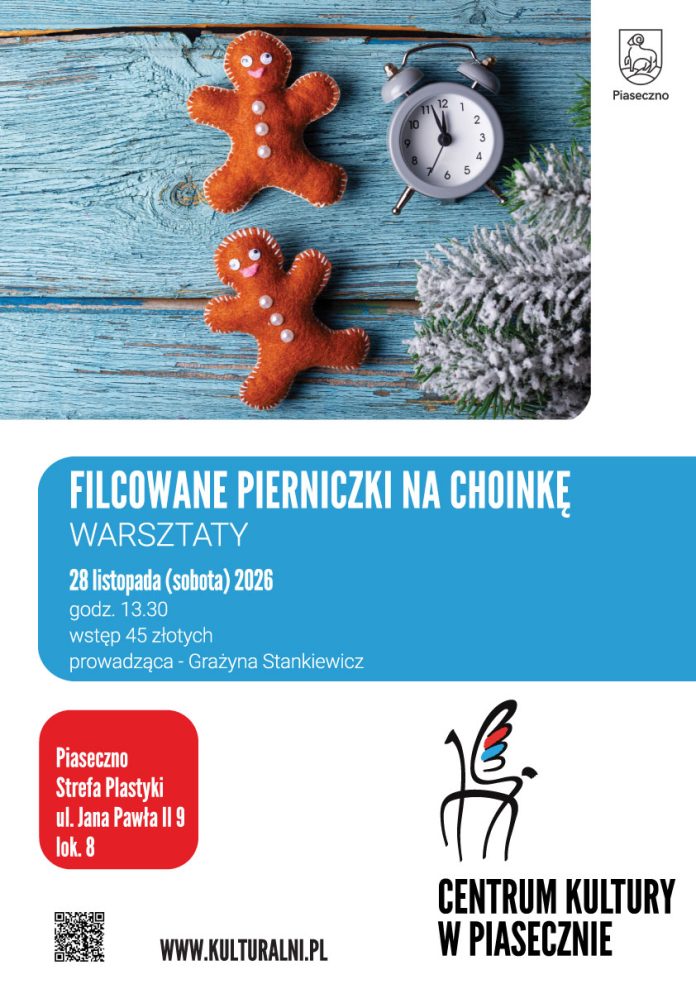 Filcowane pierniczki na choinkę Filcowane pierniczki na choinkę