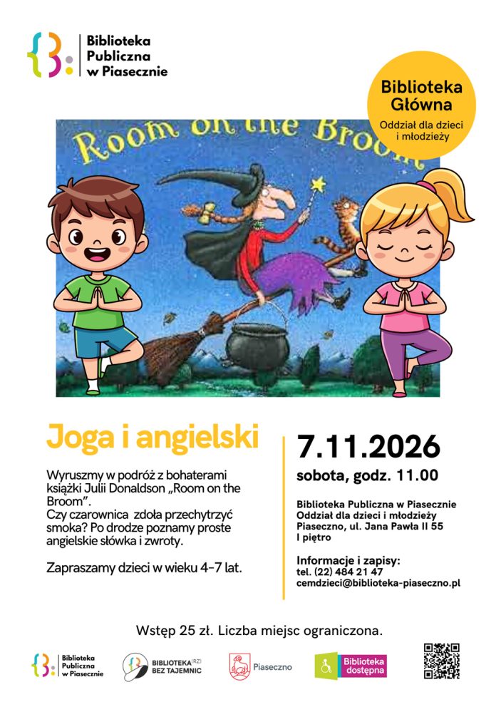 Joga i angielski dla dzieci listopad 2026 Joga i angielski dla dzieci listopad 2026