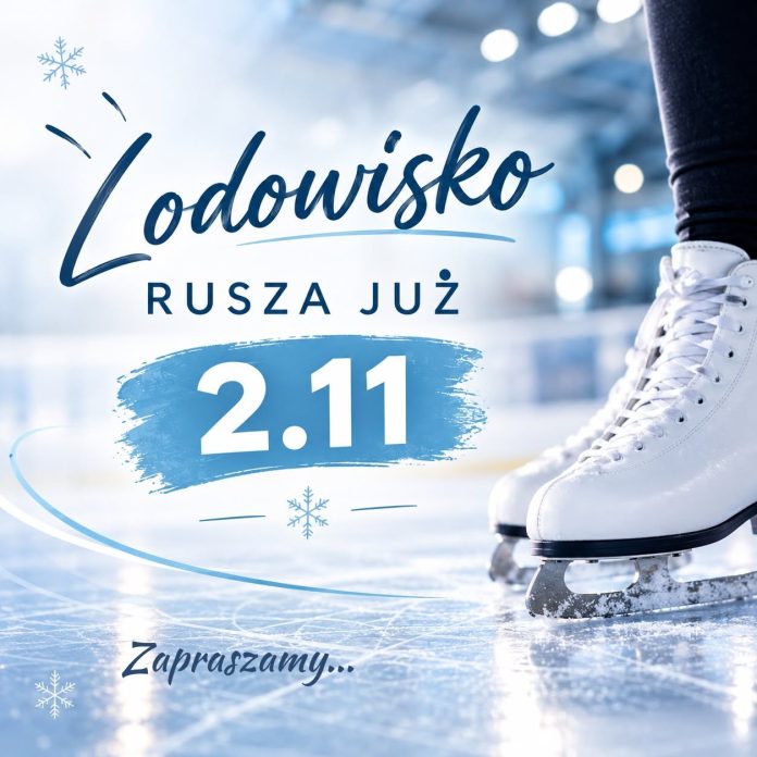Lodowisko w Piasecznie otwiera się 2 listopada 2026 Grafika: www.facebook.com/profile.php?id=61551860172685