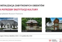 III Kongres Ochrony Zabytków slajd z prezentacji z 3 budynkami