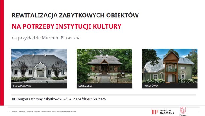 slajd z prezentacji z 3 budynkami